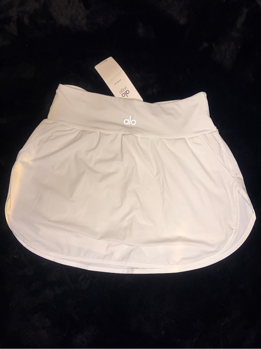 Alo White Active Skirt